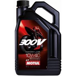 MOTUL 300V 10w40 4T 100% синтетика ЕТ. (эстеры) 4л. для 4-тактн. мототехн. (масло моторное)